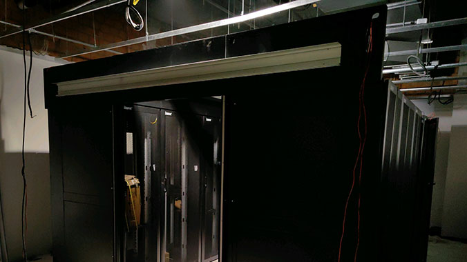 精致机柜为菜鸟西湖云谷一期项目供货安装冷通道机柜